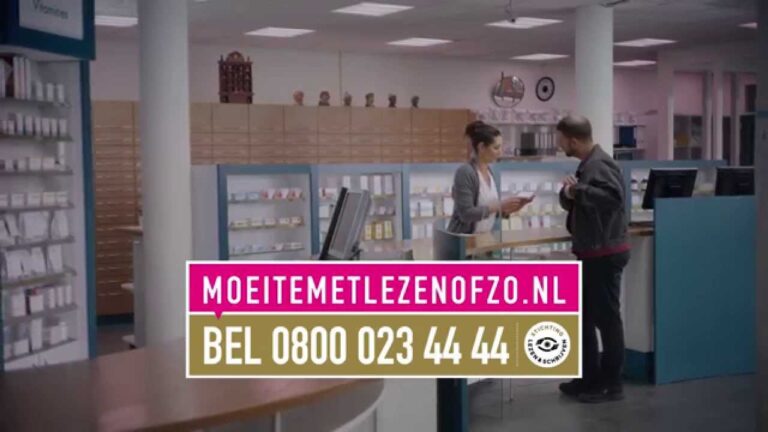 Moeite met lezen of zo TV-commercial