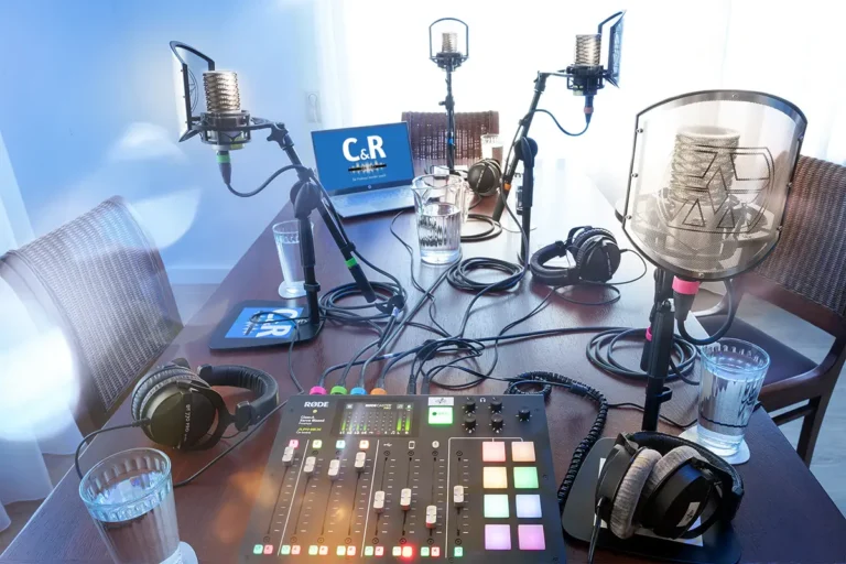 Podcast studio van C&R